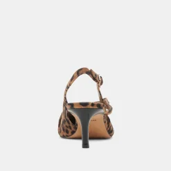 PAMLA MID WIDE HEELS LEOPARD SUEDE^Dolce Vita Outlet