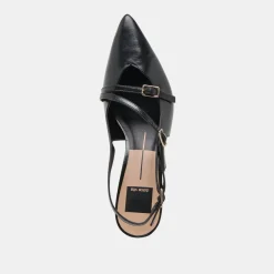 PAMLA MID WIDE HEELS MIDNIGHT CRINKLE PATENT^Dolce Vita Fashion