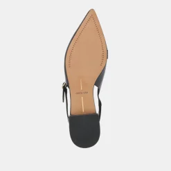 PAMLA WIDE FLATS BLACK CRINKLE PATENT^Dolce Vita Fashion