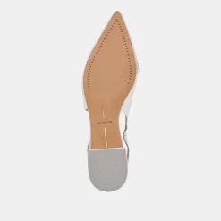 PAMLA WIDE FLATS SILVER CRINKLE PATENT^Dolce Vita Online
