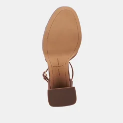 PANDRO HEELS CHOCOLATE SATIN^Dolce Vita Online