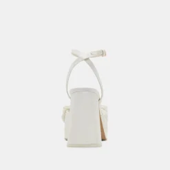 PATTON HEELS IVORY SATIN^Dolce Vita Best