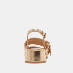 PATZY HEELS GOLD MULTI LEATHER^Dolce Vita Discount