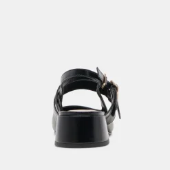 PATZY HEELS MIDNIGHT CRINKLE PATENT LEATHER^Dolce Vita Hot