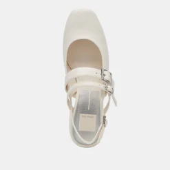 PATZY HEELS WHITE STELLA^Dolce Vita Best