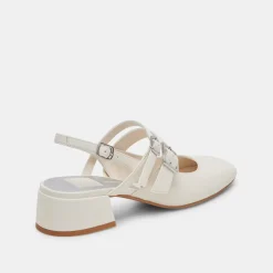 PATZY HEELS WHITE STELLA^Dolce Vita Best