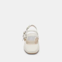 PATZY HEELS WHITE STELLA^Dolce Vita Best
