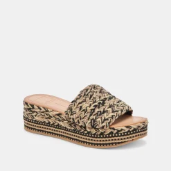 PAZLI SANDALS BLACK MULTI WOVEN^Dolce Vita Outlet