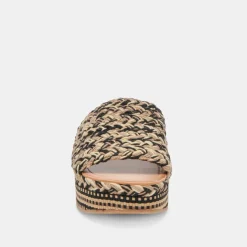 PAZLI SANDALS BLACK MULTI WOVEN^Dolce Vita Outlet