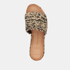 PAZLI SANDALS BLACK MULTI WOVEN^Dolce Vita Outlet