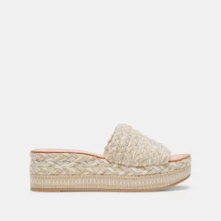 PAZLI SANDALS IVORY MULTI WOVEN^Dolce Vita Clearance