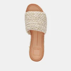 PAZLI SANDALS IVORY MULTI WOVEN^Dolce Vita Clearance