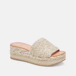 PAZLI SANDALS IVORY MULTI WOVEN^Dolce Vita Clearance