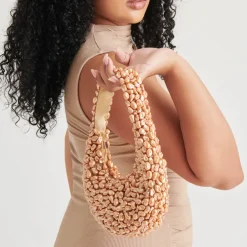 PEARLA SHOULDER BAG GOLD FAUX PEARL^Dolce Vita Fashion