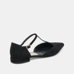 PEATY FLATS ONYX SUEDE^Dolce Vita Discount