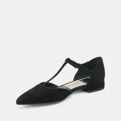 PEATY FLATS ONYX SUEDE^Dolce Vita Discount