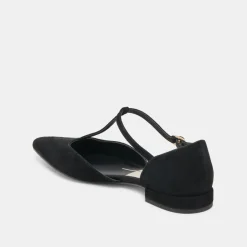 PEATY FLATS ONYX SUEDE^Dolce Vita Discount