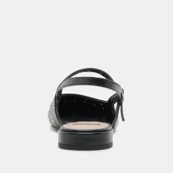 PENNEY STUD FLATS MIDNIGHT CRINKLE PATENT^Dolce Vita Hot