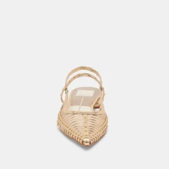 PHINLY FLATS GOLD DISTRESSED LEATHER^Dolce Vita Discount
