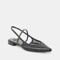PHINLY FLATS MIDNIGHT CRINKLE PATENT^Dolce Vita New