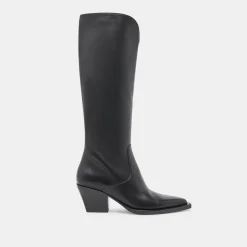 RAJ BOOTS BLACK LEATHER^Dolce Vita Discount