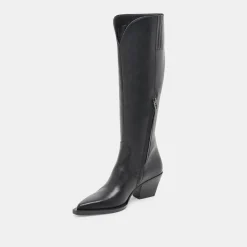 RAJ BOOTS BLACK LEATHER^Dolce Vita Discount