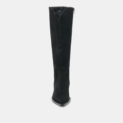 RAJ EXTRA WIDE CALF BOOTS ONYX SUEDE^Dolce Vita Discount