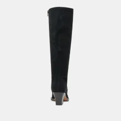 RAJ EXTRA WIDE CALF BOOTS ONYX SUEDE^Dolce Vita Discount