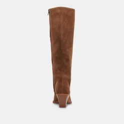 RAJ EXTRA WIDE CALF BOOTS BROWN SUEDE^Dolce Vita Sale