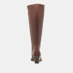 RAJ WIDE CALF BOOTS CHOCOLATE LEATHER^Dolce Vita Clearance