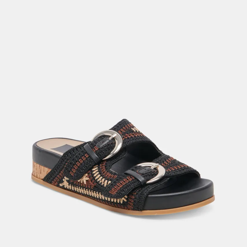 RALLI SANDALS BLACK MULTI KNIT^Dolce Vita Best