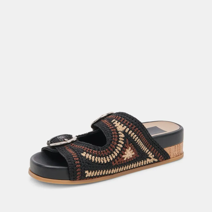 RALLI SANDALS BLACK MULTI KNIT^Dolce Vita Best