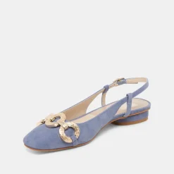 RAMANO FLATS BLUEBELL SUEDE^Dolce Vita Best