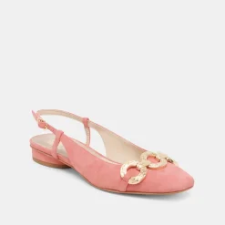 RAMANO FLATS CORAL SUEDE^Dolce Vita Fashion