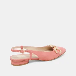 RAMANO FLATS CORAL SUEDE^Dolce Vita Fashion