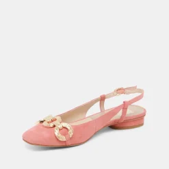 RAMANO FLATS CORAL SUEDE^Dolce Vita Fashion