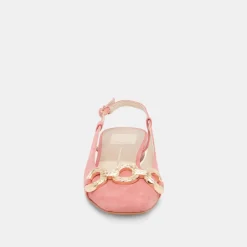 RAMANO FLATS CORAL SUEDE^Dolce Vita Fashion