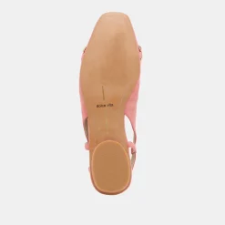 RAMANO FLATS CORAL SUEDE^Dolce Vita Fashion