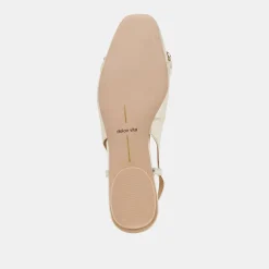 RAMANO FLATS PLATINUM DISTRESSED LEATHER^Dolce Vita Online