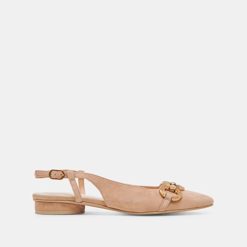 RAMANO FLATS TOFFEE SUEDE^Dolce Vita Discount