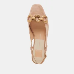 RAMANO FLATS TOFFEE SUEDE^Dolce Vita Discount
