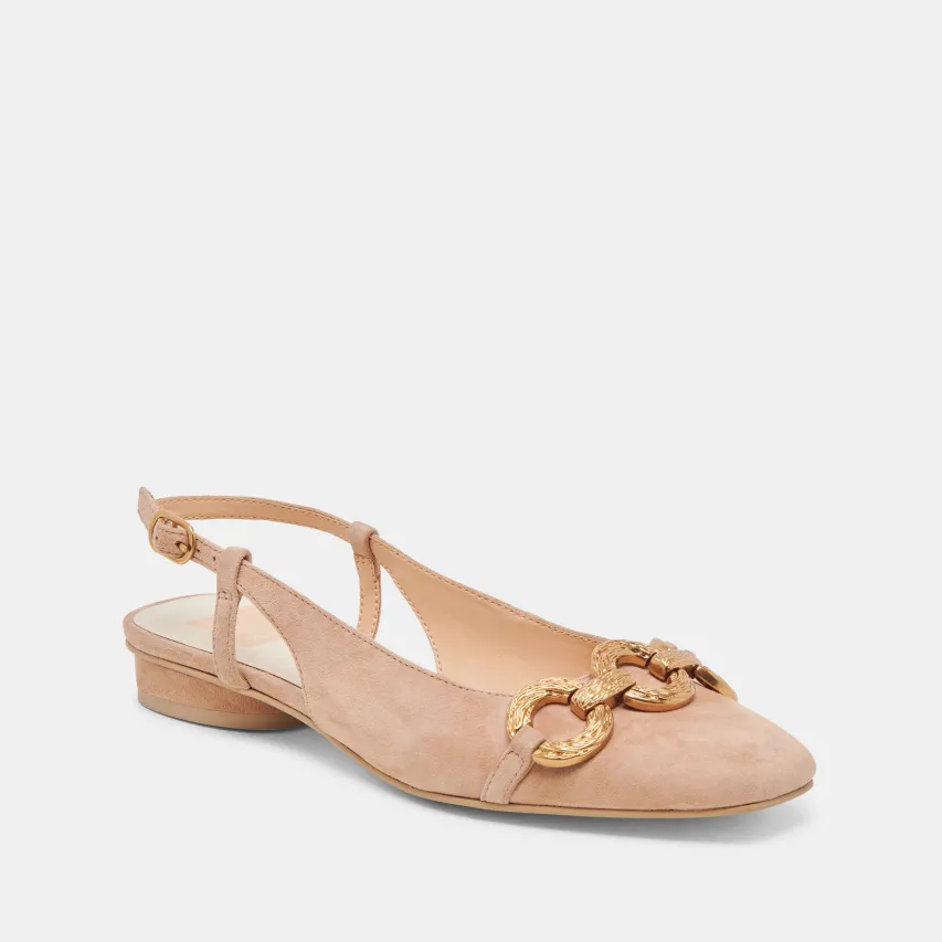 RAMANO FLATS TOFFEE SUEDE^Dolce Vita Discount