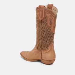 RANCH BOOTS DK BROWN SUEDE^Dolce Vita Online