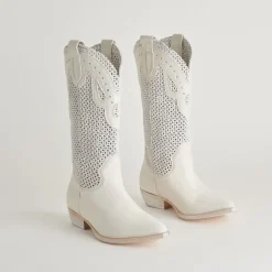 RANCH BOOTS IVORY LEATHER^Dolce Vita Fashion