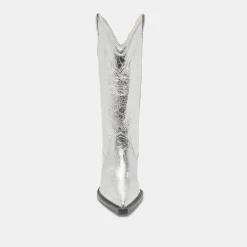 RASIMA BOOTS SILVER DISTRESSED LEATHER^Dolce Vita Discount