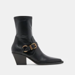 RAVE BOOTS BLACK LEATHER^Dolce Vita Discount