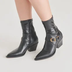 RAVE BOOTS BLACK LEATHER^Dolce Vita Discount