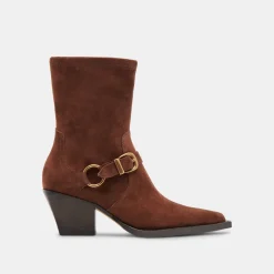 RAVE BOOTS DK BROWN SUEDE^Dolce Vita Outlet