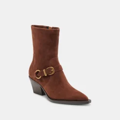 RAVE BOOTS DK BROWN SUEDE^Dolce Vita Outlet