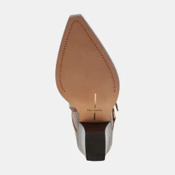 RAVE BOOTS SADDLE EMBOSSED LEATHER^Dolce Vita New